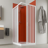 BOX DOCCIA ANGOLARE IN PVC MODELLO COLIBRI KAPPA PLUS H.188